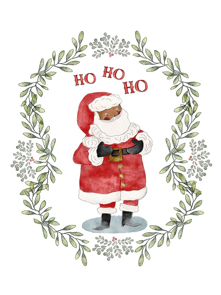 Ethnic Santa art print by Leah Straatsma for $57.95 CAD