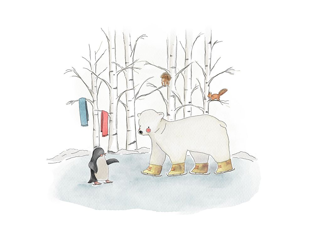 Skating Lessons art print by Leah Straatsma for $57.95 CAD