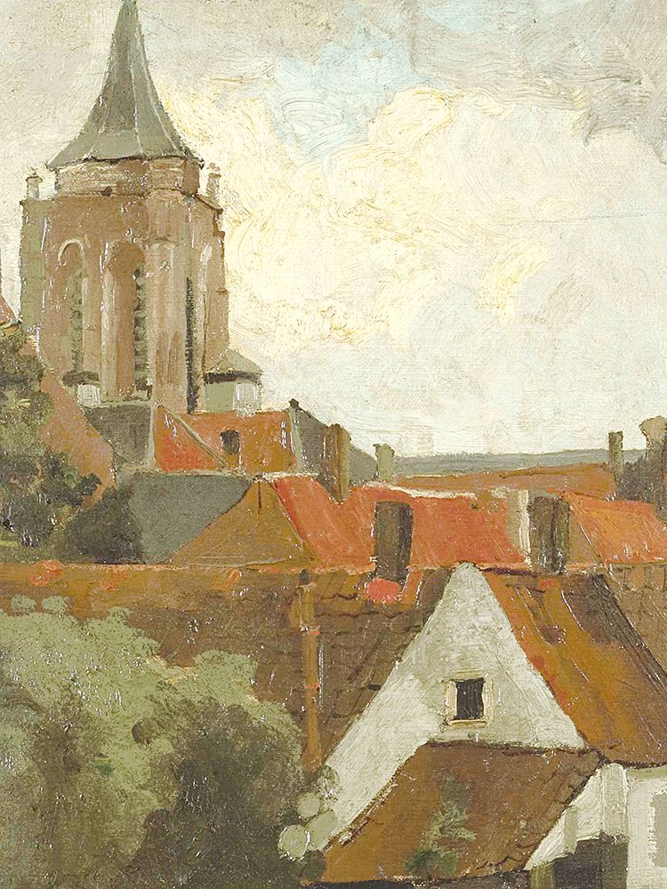 Terra Cotta Roofs art print by Leah Straatsma for $57.95 CAD