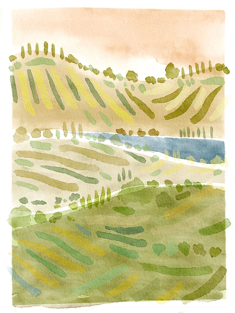 Tuscan Countryside art print by Leah Straatsma for $57.95 CAD
