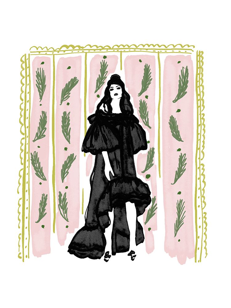 Pink Wall Lady 3 art print by Leah Straatsma for $57.95 CAD