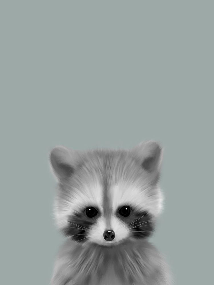 Sage Racoon art print by Leah Straatsma for $57.95 CAD