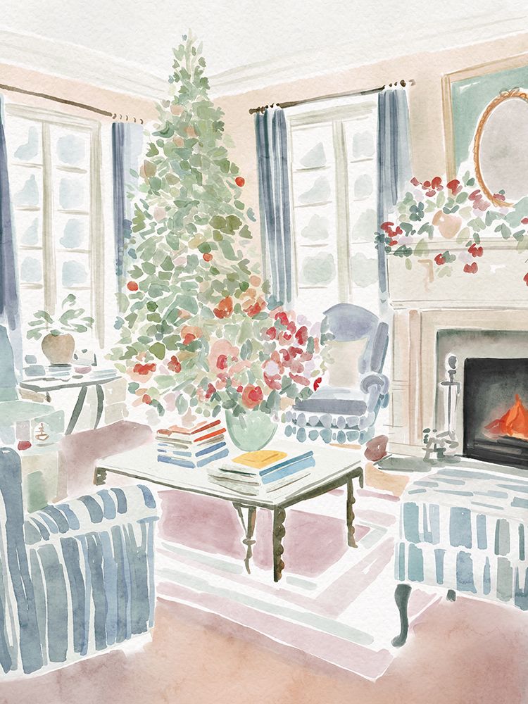 An Apartment At Christmas art print by Leah Straatsma for $57.95 CAD