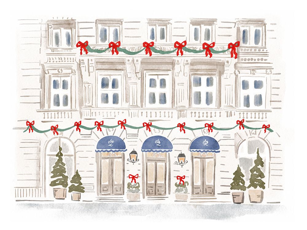 Christmas At The Hotel art print by Leah Straatsma for $57.95 CAD