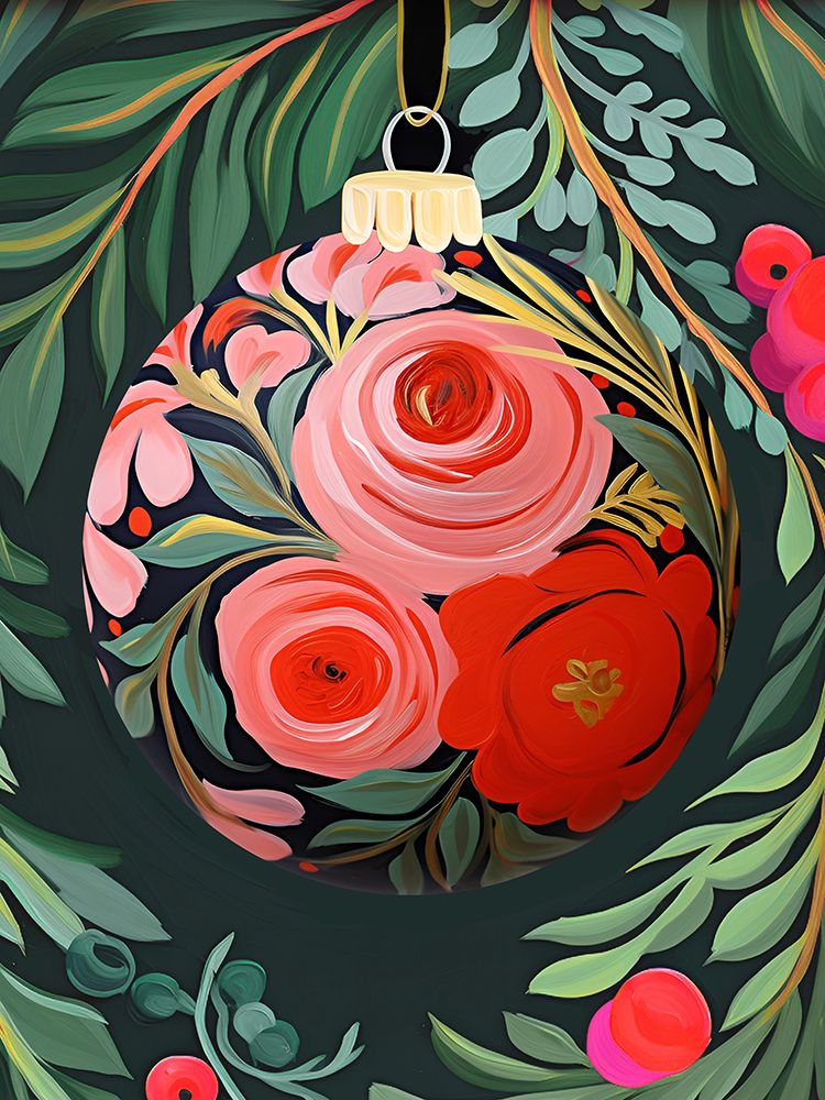 The Floral Ornament art print by Leah Straatsma for $57.95 CAD
