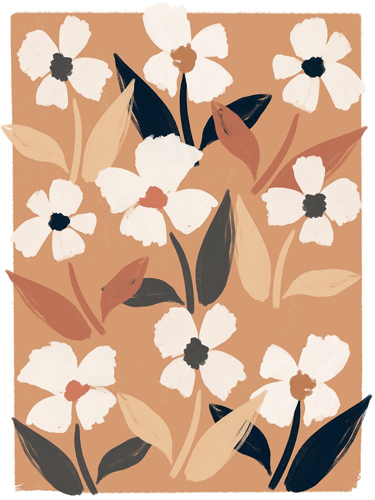Abstract Floral 1 art print by Leah Straatsma for $57.95 CAD