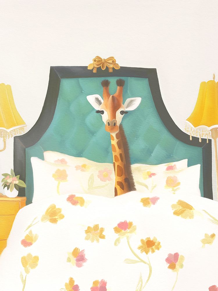 Good Morning Giraffe art print by Leah Straatsma for $57.95 CAD