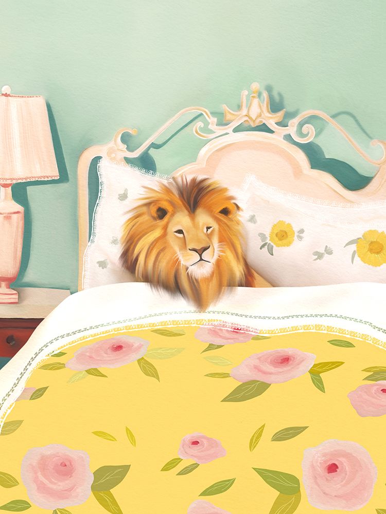 Good Morning Lion art print by Leah Straatsma for $57.95 CAD