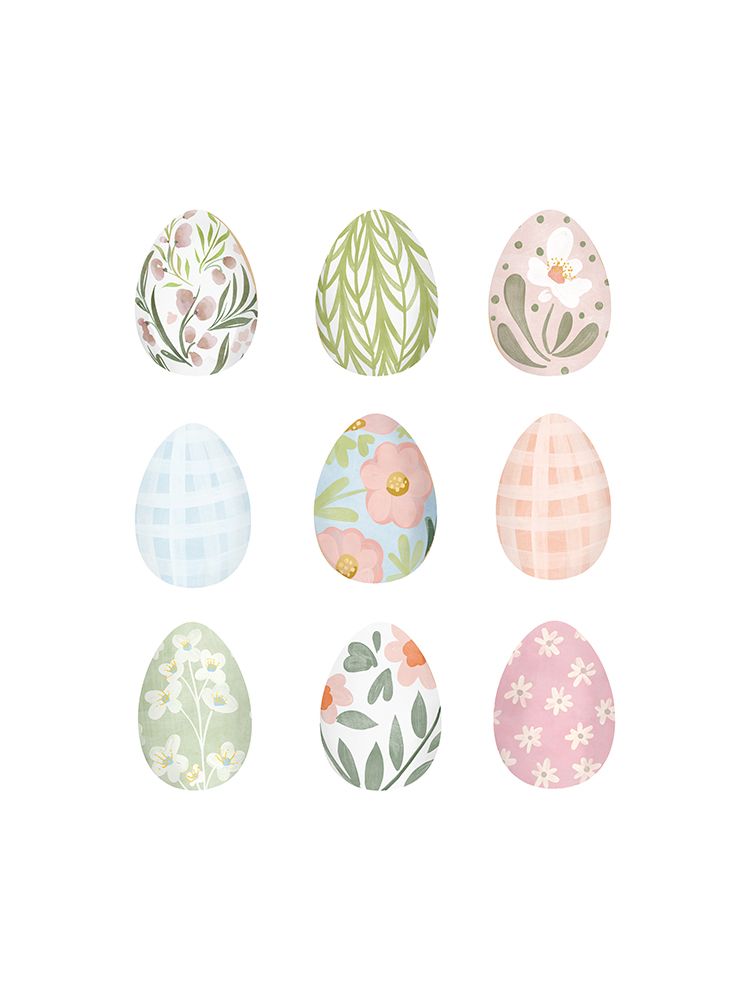 Easter Eggs art print by Leah Straatsma for $57.95 CAD