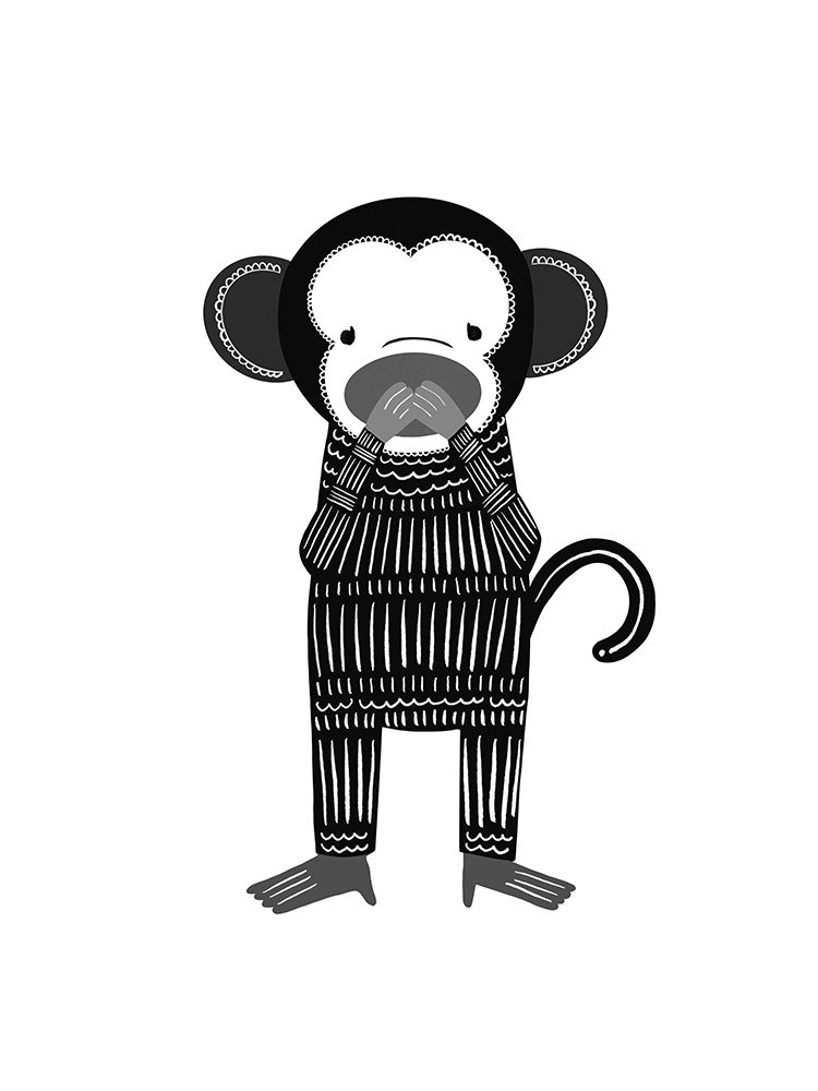 Speak No Evil Modern art print by Leah Straatsma for $57.95 CAD