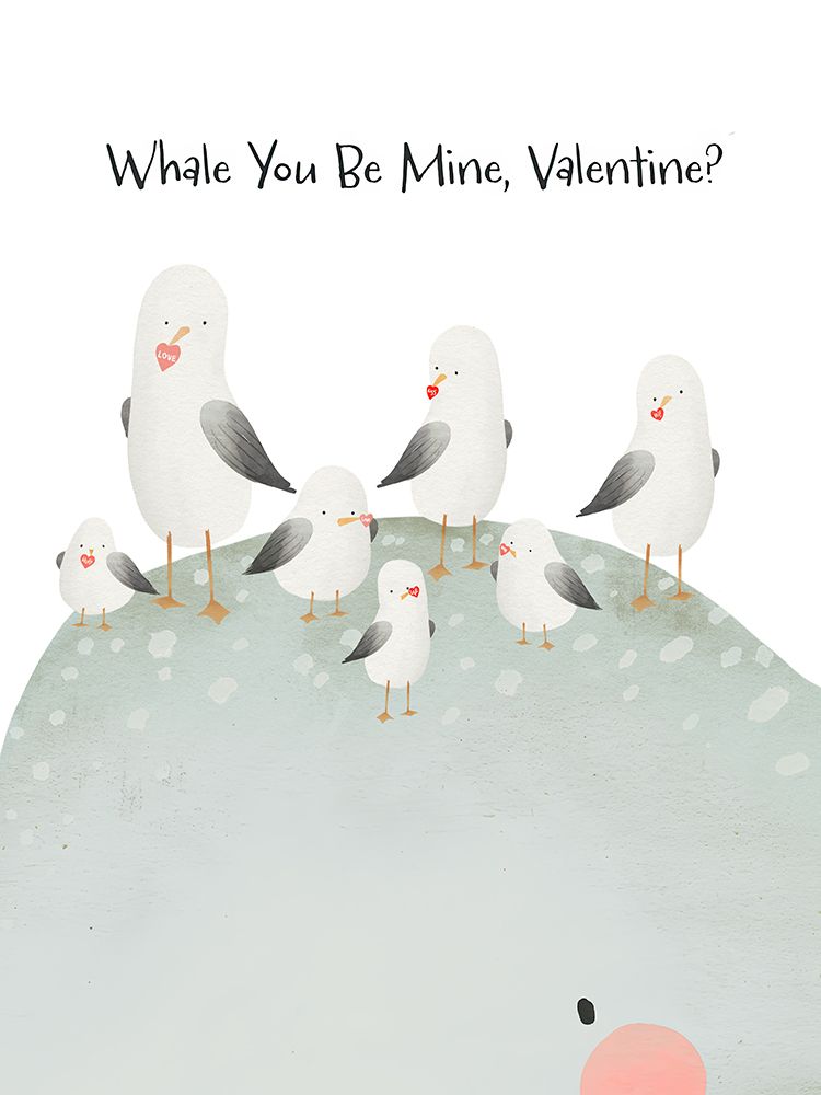 Seagull Valentine art print by Leah Straatsma for $57.95 CAD
