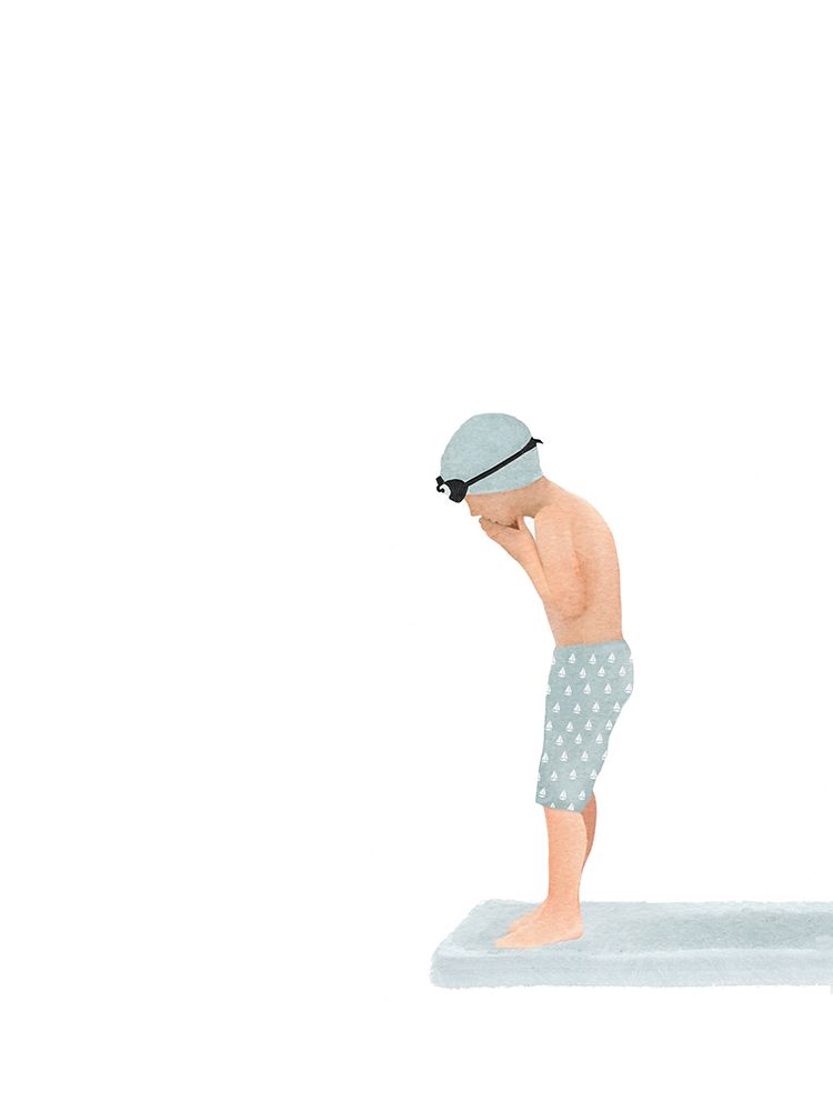 Boy Diving art print by Leah Straatsma for $57.95 CAD