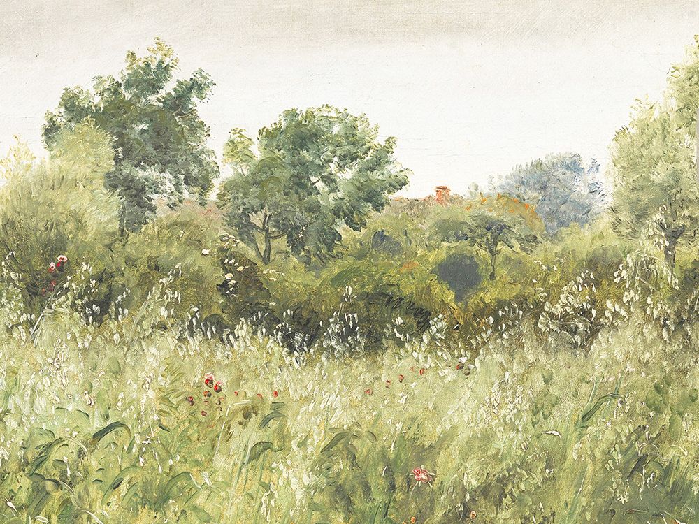 Vintage Trees And Fields art print by Leah Straatsma for $57.95 CAD