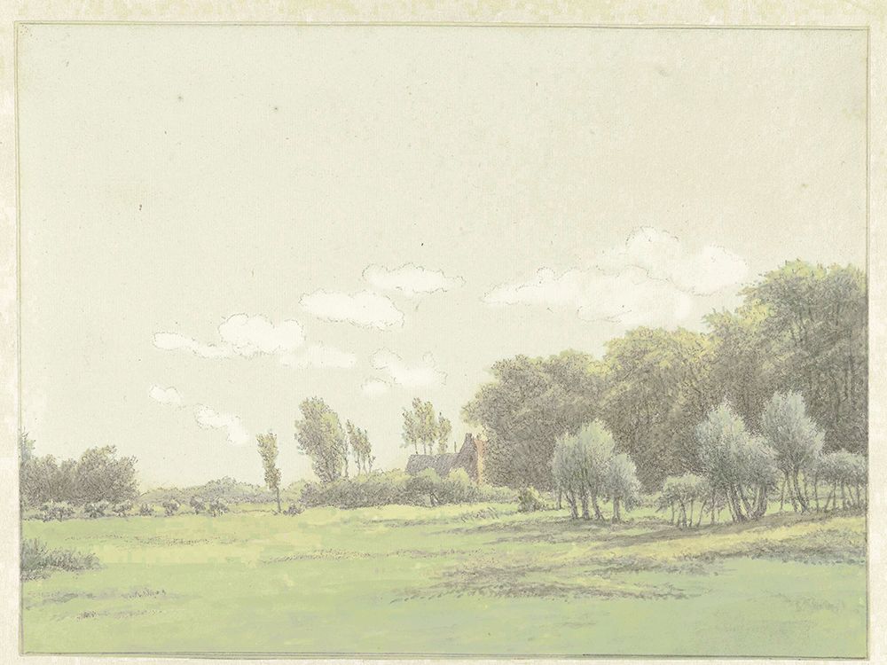 Vintage Sunny Farms Treeline art print by Leah Straatsma for $57.95 CAD