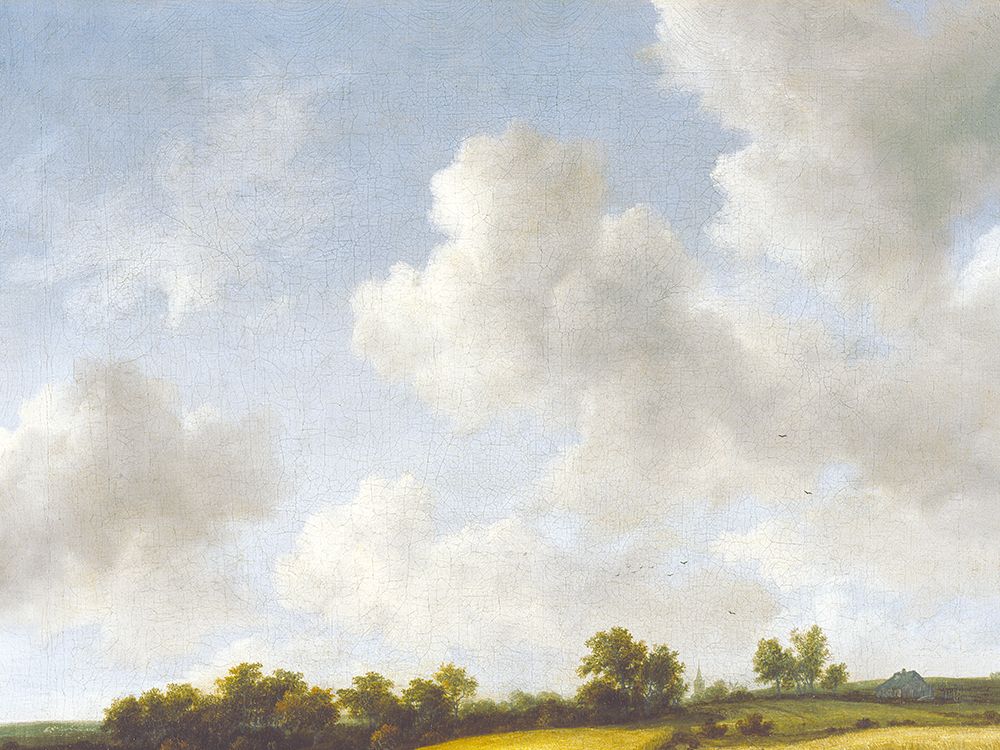 Vintage Clouds Over Fields art print by Leah Straatsma for $57.95 CAD
