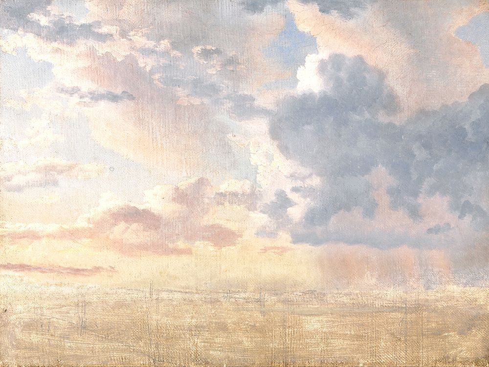 Vintage Sunset Over Fields art print by Leah Straatsma for $57.95 CAD