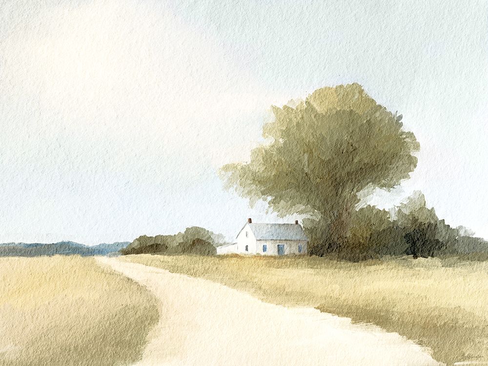 Farmhouse Road art print by Leah Straatsma for $57.95 CAD