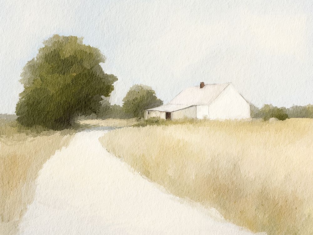 White Farmhouse art print by Leah Straatsma for $57.95 CAD