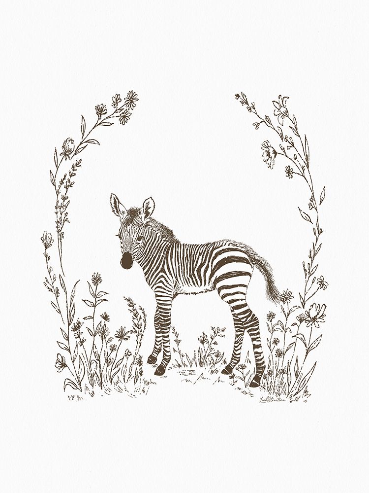Safari Zebra art print by Leah Straatsma for $57.95 CAD