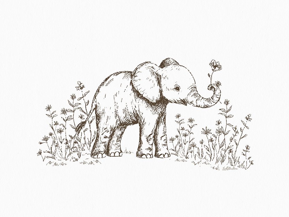 Safari Elephant art print by Leah Straatsma for $57.95 CAD