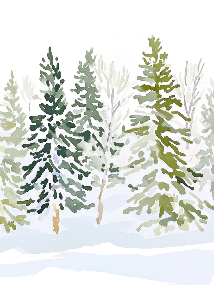 Evergreens art print by Leah Straatsma for $57.95 CAD