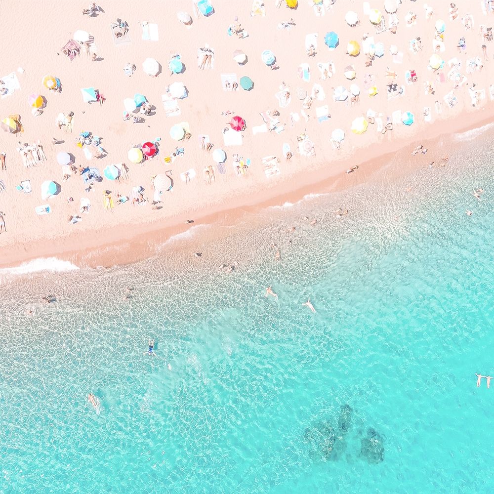 Happy Beach art print by Leah Straatsma for $57.95 CAD