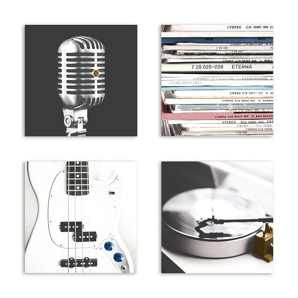 Music Squares Coloured art print by Leah Straatsma for $57.95 CAD