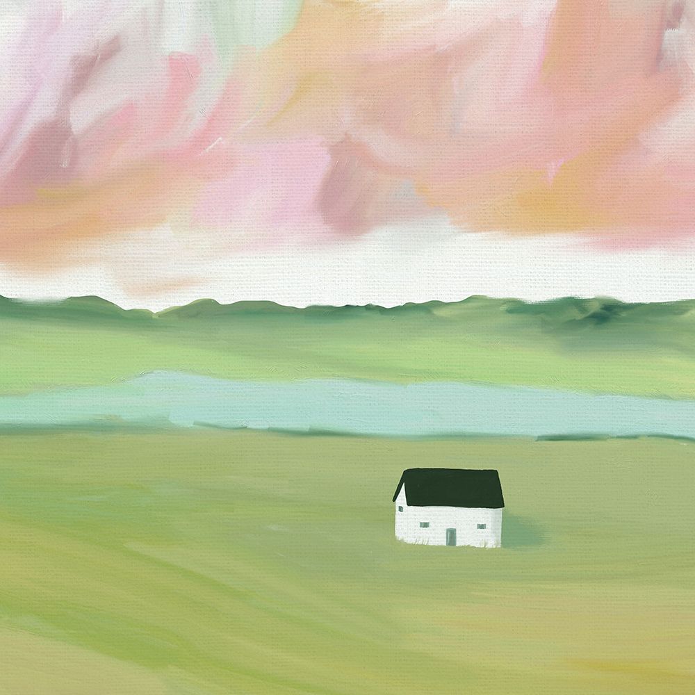 Farm House By The Lake art print by Leah Straatsma for $57.95 CAD