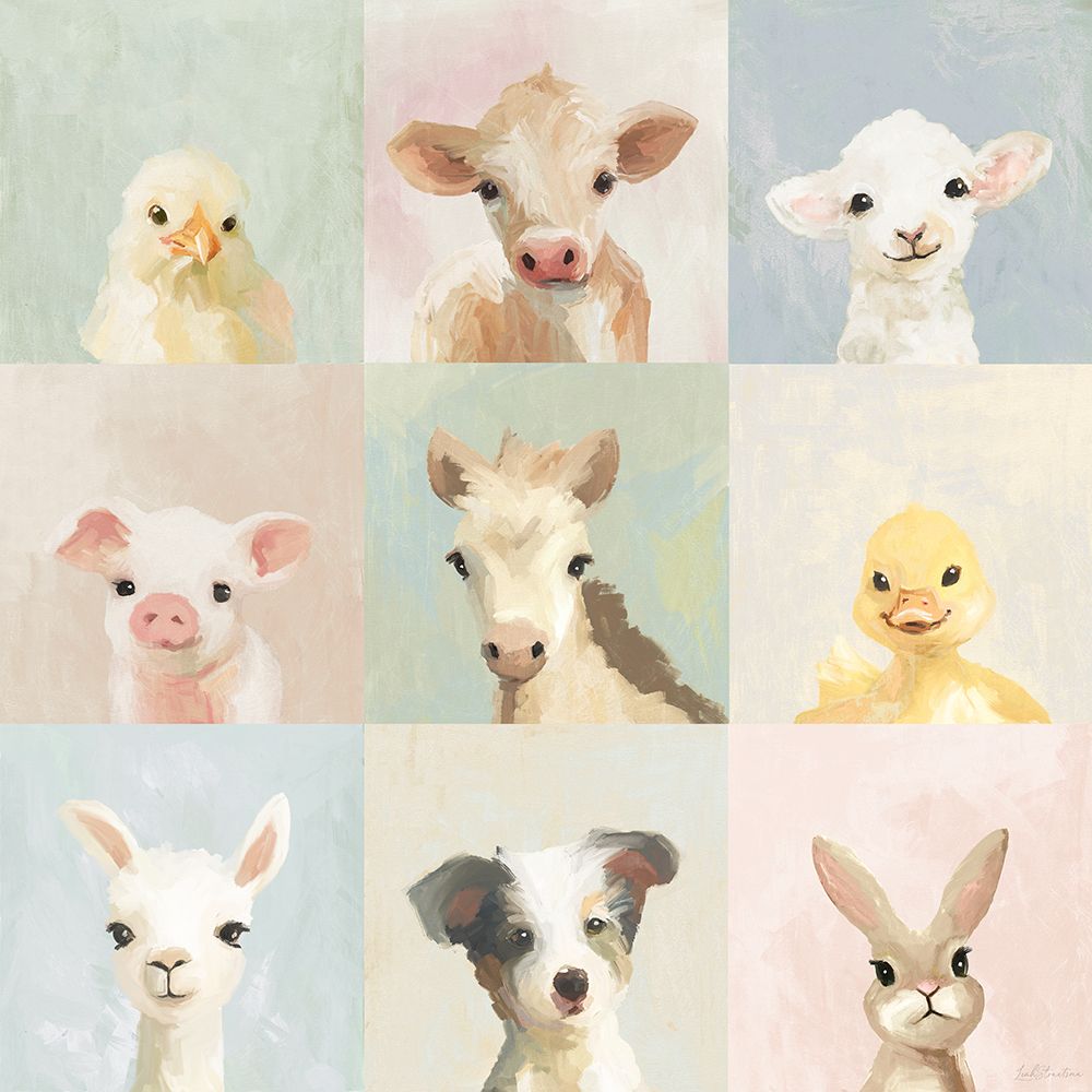 Barn Animals art print by Leah Straatsma for $57.95 CAD