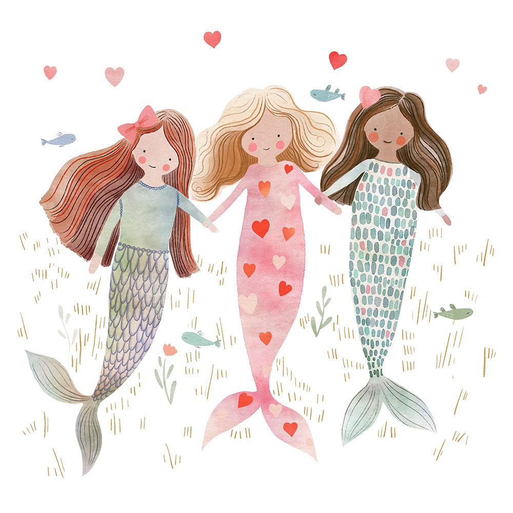 Mermaids art print by Leah Straatsma for $57.95 CAD