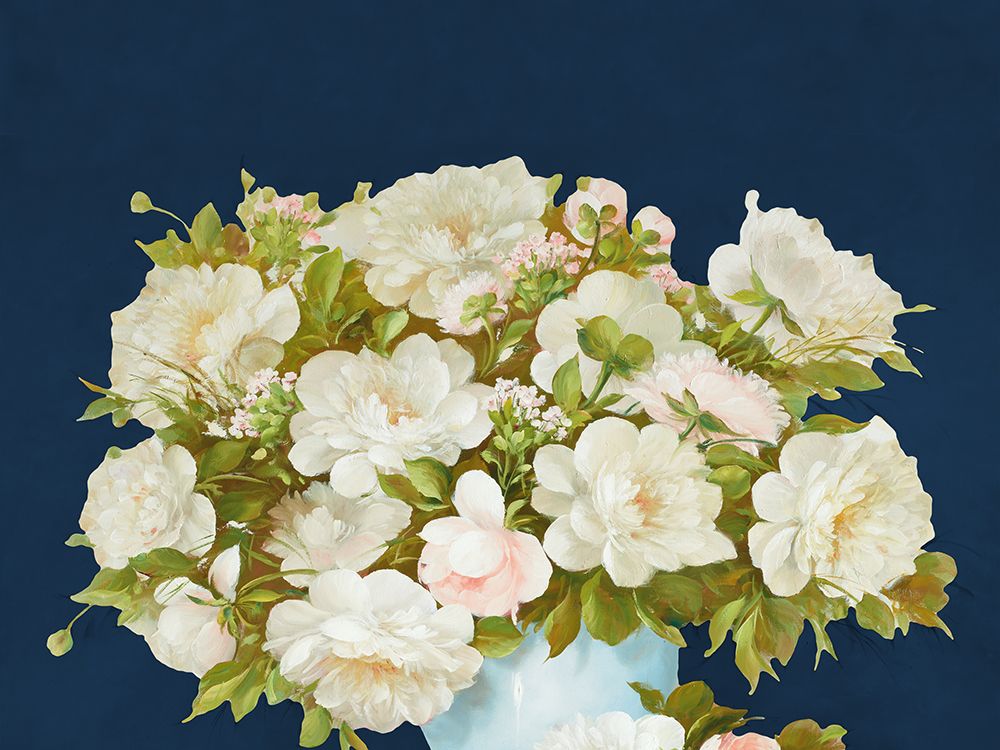 Medley in Soft Navy art print by May for $57.95 CAD