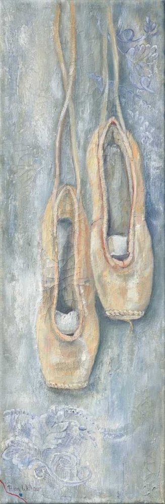 Hanging Ballerina Shoes art print by May for $57.95 CAD