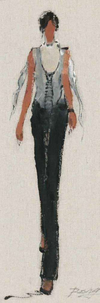 Casual Strolling art print by May for $57.95 CAD