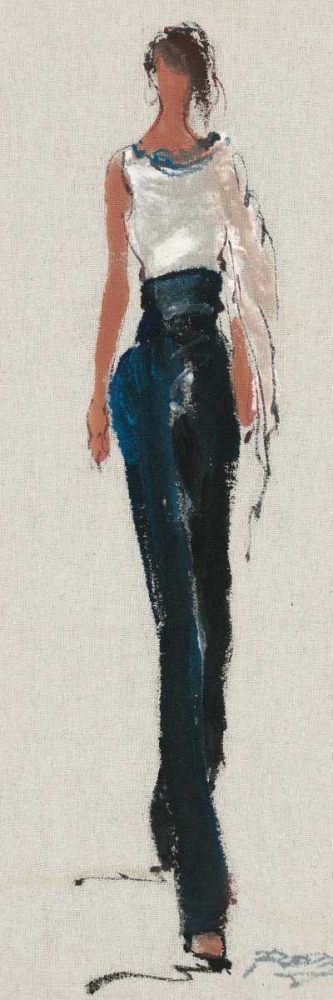 Catwalk Strutting art print by May for $57.95 CAD