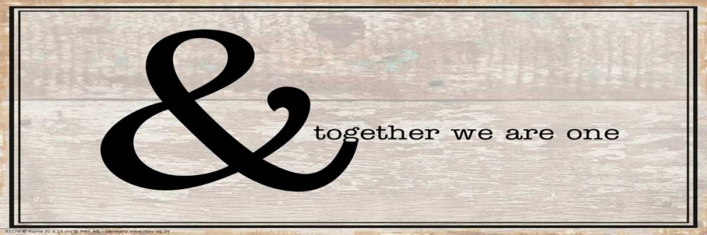 Together We Are One art print by May for $57.95 CAD