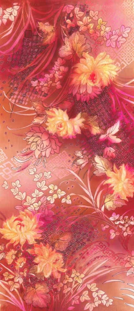Crimson Collage art print by May for $57.95 CAD