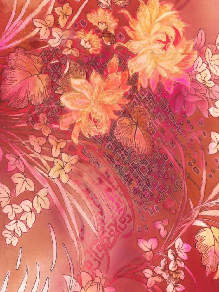 Crimson Collage 4 art print by May for $57.95 CAD