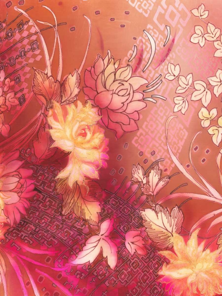 Crimson Collage 5 art print by May for $57.95 CAD