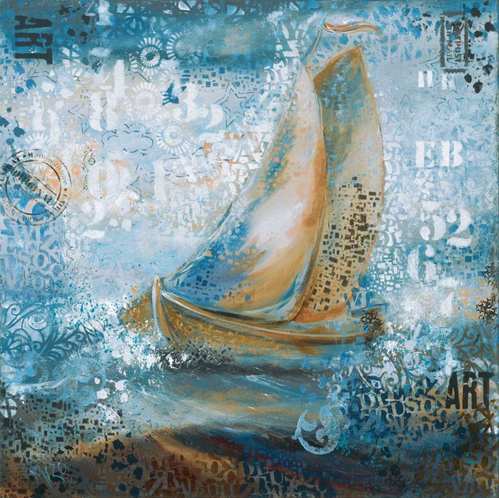 Stormy Seas art print by May for $57.95 CAD