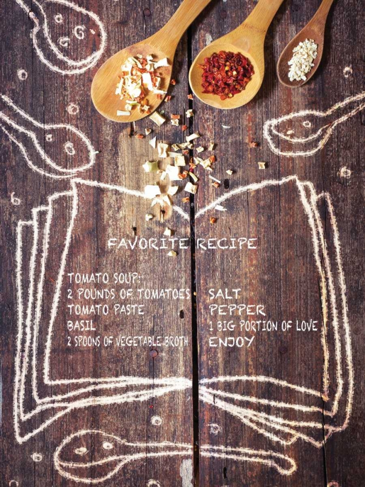 Favorite Recipe art print by May for $57.95 CAD
