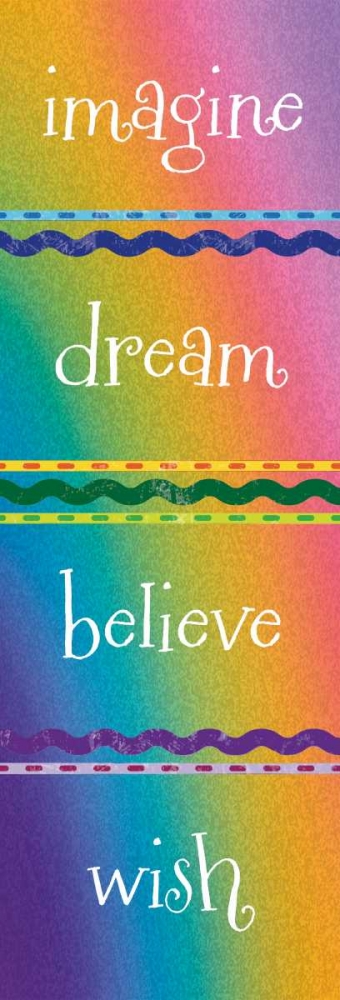 Kid Dreams Rainbow art print by Melody Hogan for $57.95 CAD