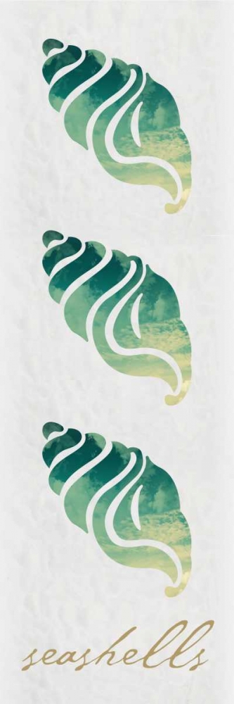 Seashells Panel art print by Melody Hogan for $57.95 CAD