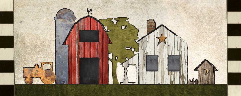 Primitive Countryside 3 art print by Melody Hogan for $57.95 CAD