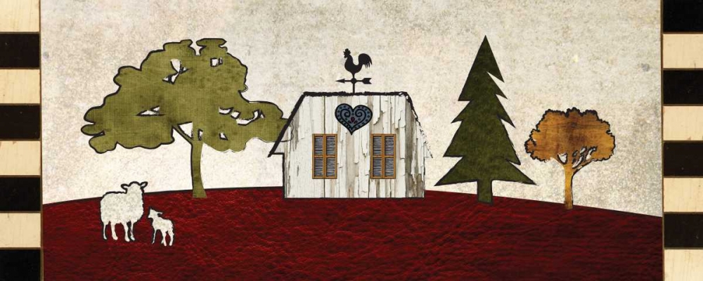 Primitive Countryside 4 art print by Melody Hogan for $57.95 CAD