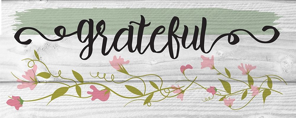 Curly Cue Grateful Floral 2 art print by Melody Hogan for $57.95 CAD