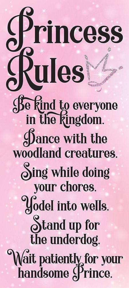 Princess Rules art print by Melody Hogan for $57.95 CAD