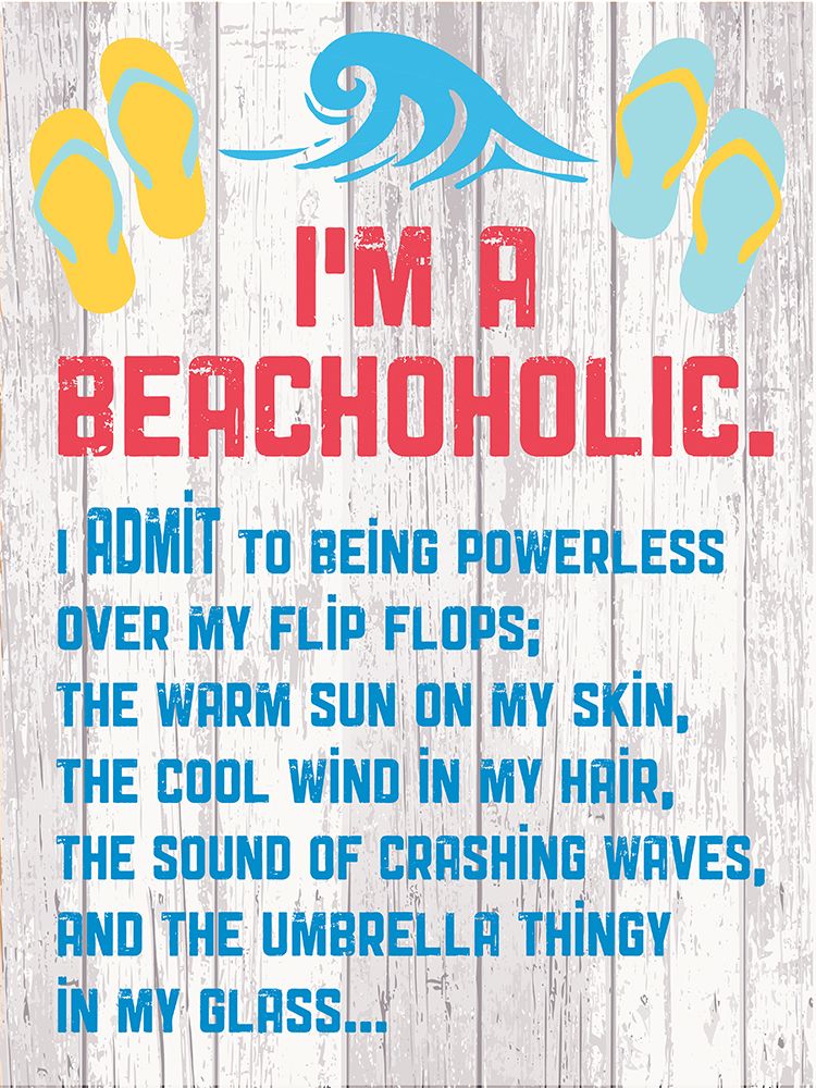 Beachoholic 4 art print by Melody Hogan for $57.95 CAD