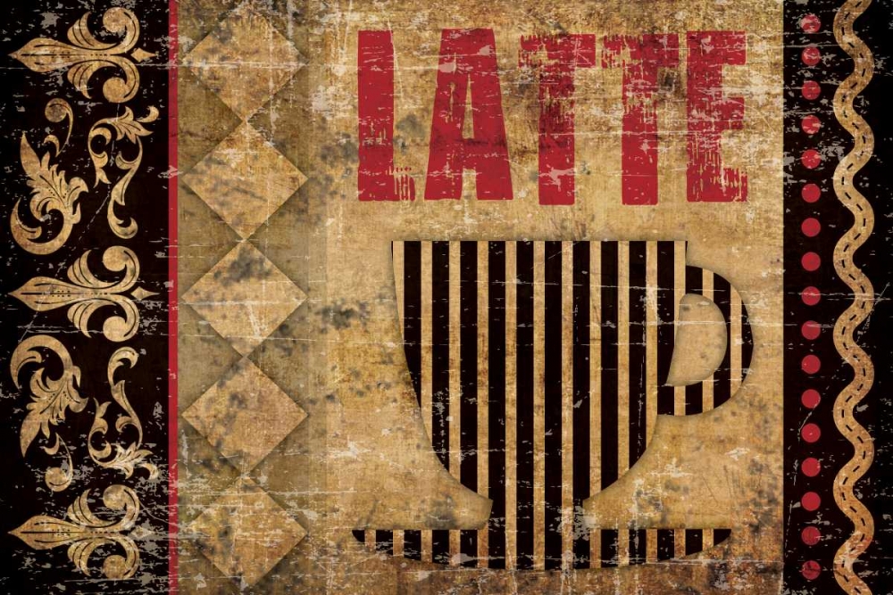 Latte Sipping 2 art print by Melody Hogan for $57.95 CAD
