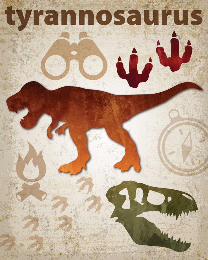 Tyrannosaurus Dinosaur art print by Melody Hogan for $57.95 CAD