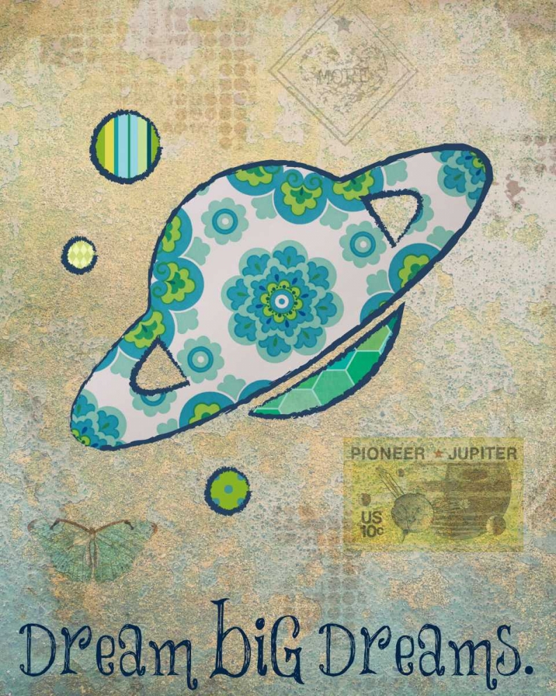Vintage Space 2 art print by Melody Hogan for $57.95 CAD